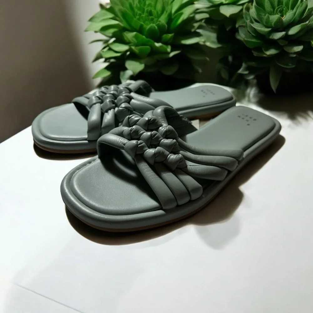 a‎ new day Light Blue / Dulce Sandals - Size 6.5 NWT